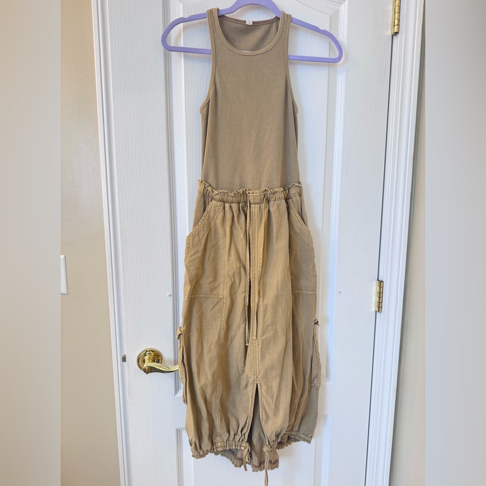 Daily Practice by Anthropologie Be Bold Racerback Twofer Dress XS